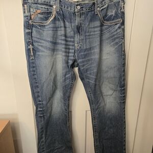 Ariat Men's Faded Blue Straight Jeans